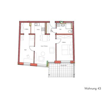 Schöne 3-Zimmer-Gartenwohnung, Erich-Klabunde-Str. 3, 90766 Fürth